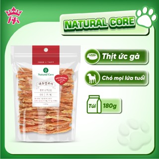 Thịt tươi ức sấy cho chó Natural Core gà và vịt được làm từ 100% nguyên liệu thịt sạch tự nhiên