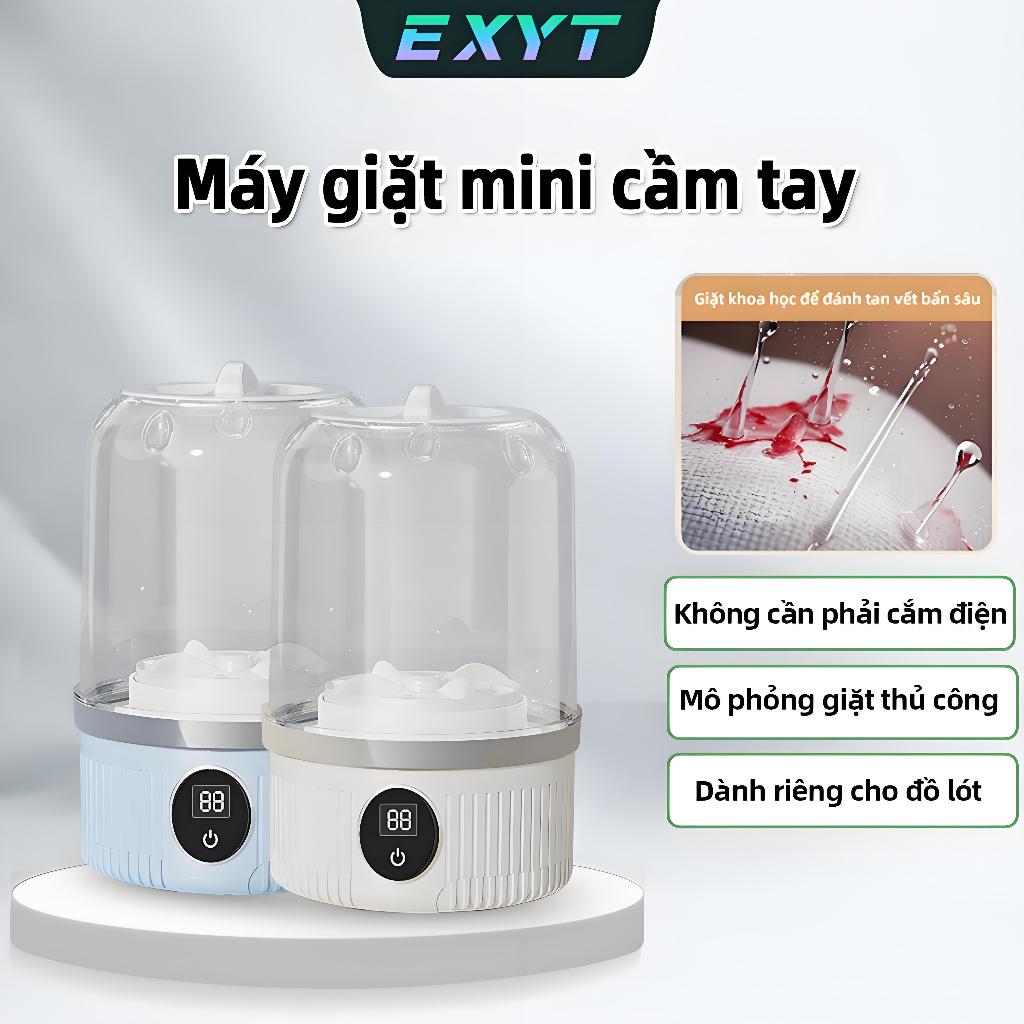 Máy giặt đồ lót không dây EXYT 2 chế độ giặt tự động Máy giặt mini,Đặc Biệt Dành Cho Đồ Lót, Máy Giặt Tất, Đồ nhỏ