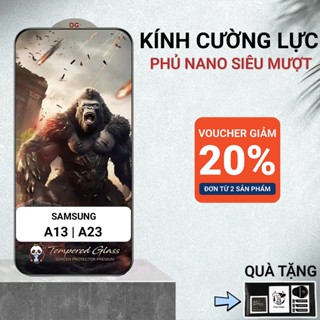 Cường lực Samsung A23, A13 4G|5G Pancase chiến binh full màn | Miếng kính dán bảo vệ màn hình cho ss galaxy