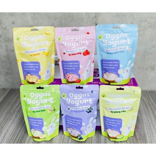   LV  Bánh Sữa Chua Sấy Lạnh Oggas Yogurt Cho Bé Ăn Dặm Từ 6 Tháng – Vị Trái Cây Thơm Ngon 