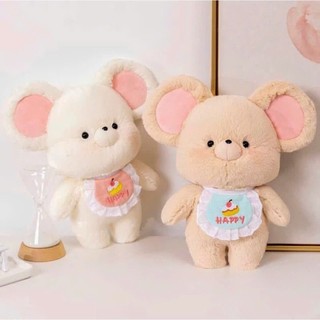   Hỏa Tốc  Bé chuột thêu tên theo yêu cầu - Quà tặng trẻ em sinh nhật người yêu - Gấu Bông Xinh Rosaria 