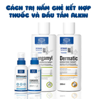 Sữa tắm FUNGAMYL & DERMATIC ngừa nấm da, vảy gàu cho chó mèo 20ML