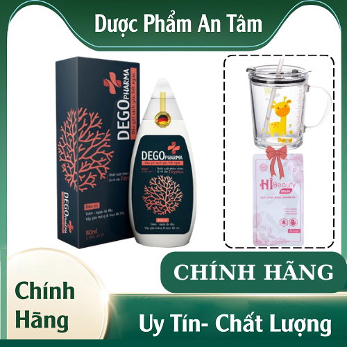 DẦU GỘI ĐẦU SẠCH NẤM GÀU DEGO PHARMA 80ml - Dứt Điểm Gàu Ngứa & Nấm Da Đầu