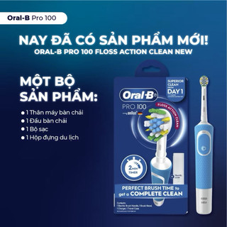 Bàn điện Oral B pro 100 có hộp đựng úc