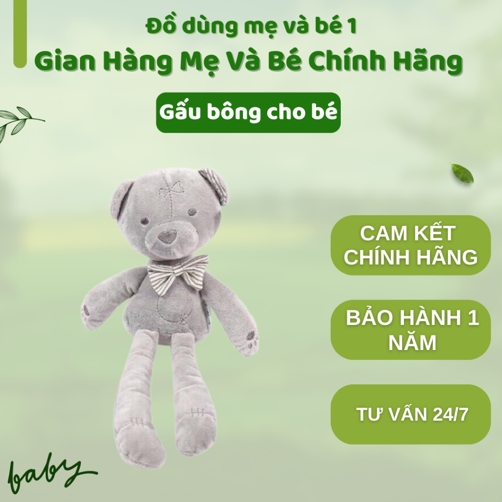 Thỏ bông Mamas & papas - Gấu Bông Cho Bé - Làm Quà Tặng