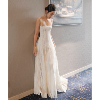 váy ren 2 dây dáng dài xoè HOIVU Erina dress