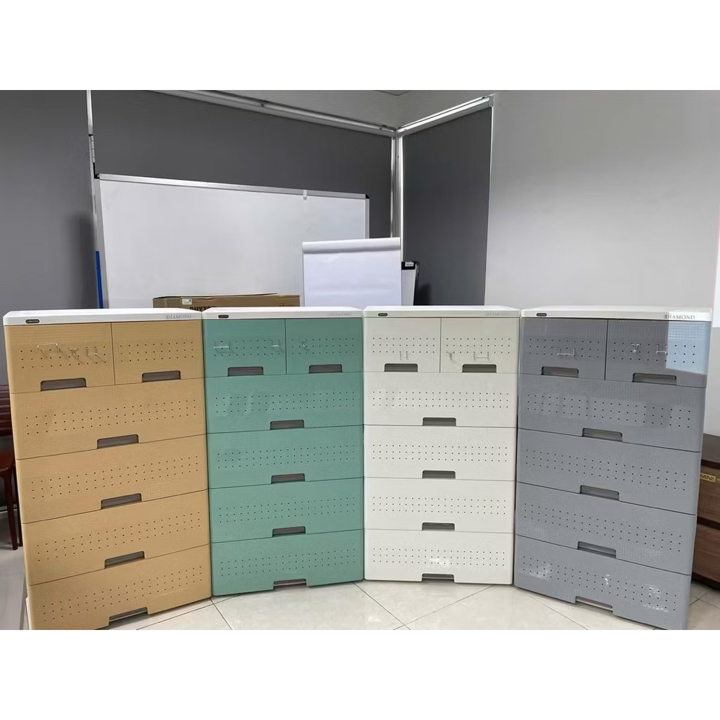 Tủ nhựa duy Tân DAIMOND 5 ngăn , tủ nhựa duy Tân màu trơn gỗ ,tủ nhựa duy Tân cao cấp