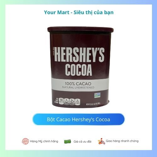 Bột Cacao Hershey's Cocoa 652g