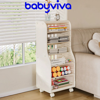 Kệ sách nhựa di động đa năng nhiều tầng Babyviva cho bé mẫu LIBI