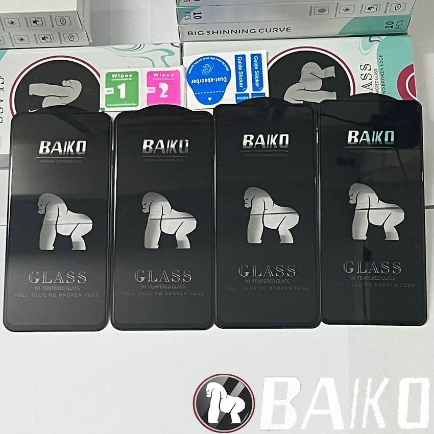 Cường lực Baiko Full Oppo A3x, A3 2024 - tặng kèm phụ kiện dán