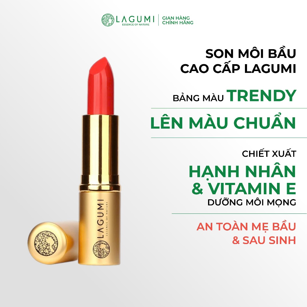 [HCM] Son không chì LAGUMI chiết xuất hạnh nhân an toàn & lành tính