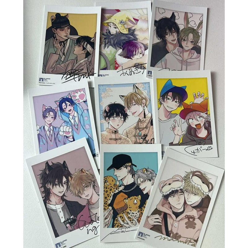 [Dagu Store] [SẴN] Set pola và sticker tranh Manhwa Manga BL Awards