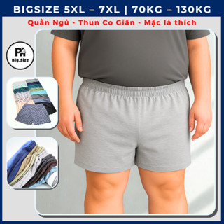 Quần ngủ Big size 70kg - 130kg thun co giãn mềm mát mặc nhà size to UNISEX | PHBigSize | Q237