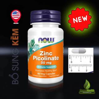 NOW Foods Zinc Picolinate 50mg - 60 viên