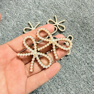  Set 2 cái Nơ ngọc dùng gắn dép có sẵn đế cài vào dép 