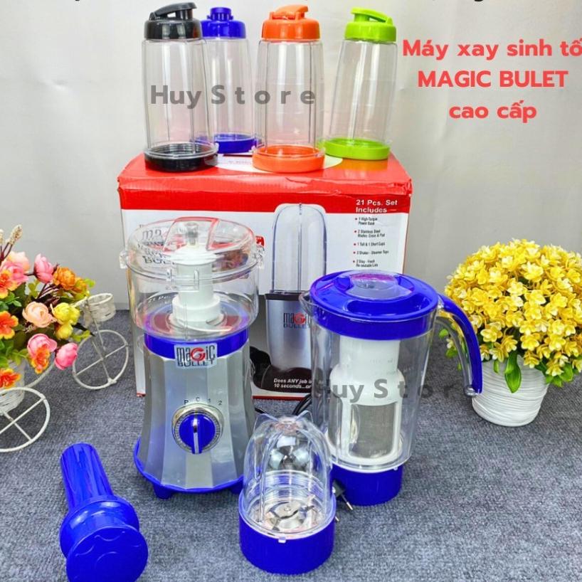 Máy Xay Đa Năng MAGIC BULLET 21 Chi Tiết , Máy Xay Sinh Tố Hoa Quả Thực Phẩm MAGIC BULLET Cao Cấp