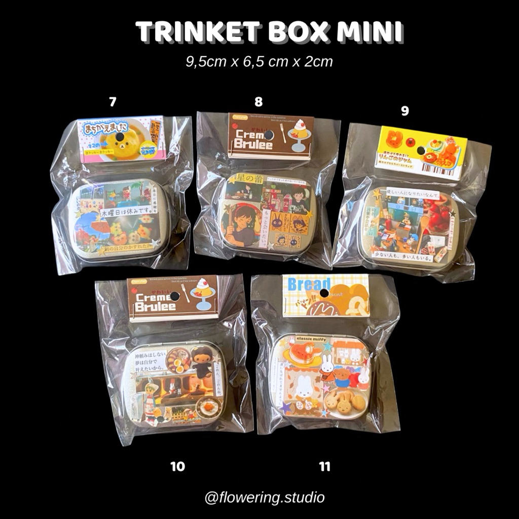 TRINKET BOX | HỘP LƯU TRỮ | HỘP THIẾC | HỘP ĐỰNG EARPODS AESTHETIC