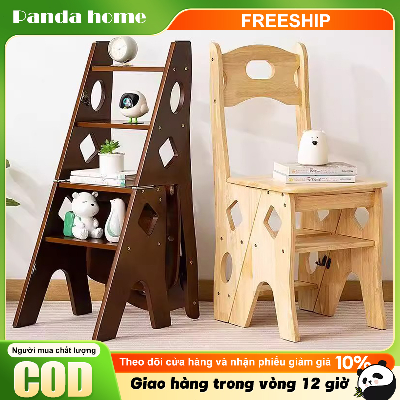 Panda ghế gấp Ghế thắp nhang 3 bậc xếp gọn,cầu thang gấp gọn - Ghế thang đa năng xếp gọn