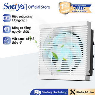 Quạt hút mùi Quạt thông gió phòng ngủ nhà tắm Quạt hút gắn tường 6/8/10 inch Hút Mùi Nhà Bếp