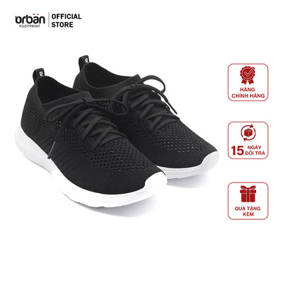 Giày Thể Thao Nữ URBAN FOOTPRINT TL2008 Đen và Hồng