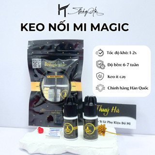  Keo Nối Mi Magic Glue Chính Hãng - Set 2 Chai 6ml  3ml Chai  Siêu Bền Ít Cay   Magic Glue 3g   Dụng Cụ Nối Mi Thúy Hà 