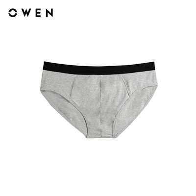 Owen - Quần lót QLR242538 màu Xám chất liệu Cotton Spandex