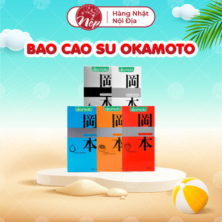   Che tên  Bao cao su Okamoto Nhật Bản siêu mỏng 0.05 hộp 3   10 cái nhiều hương thơm dâu cam vani - nepshop1 