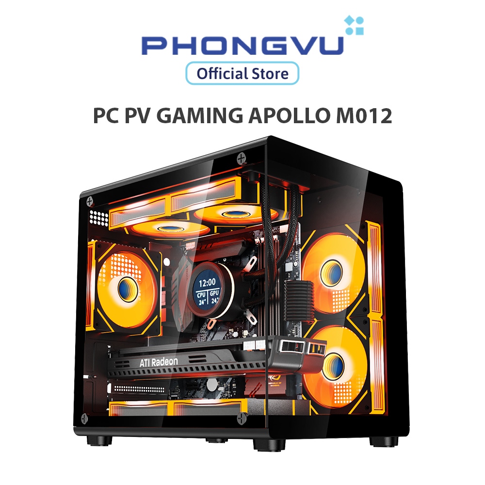 PC PV Gaming Apollo M012 (Intel Core i5-12400F/ GeForce RTX 5060/ 1 x 8GB/ 1TB SSD/ Free DOS)