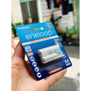 Pin sạc AA PANASONIC ENELOOP 2000mAh BK-3MCCE.2BV (vỉ 2 viên)