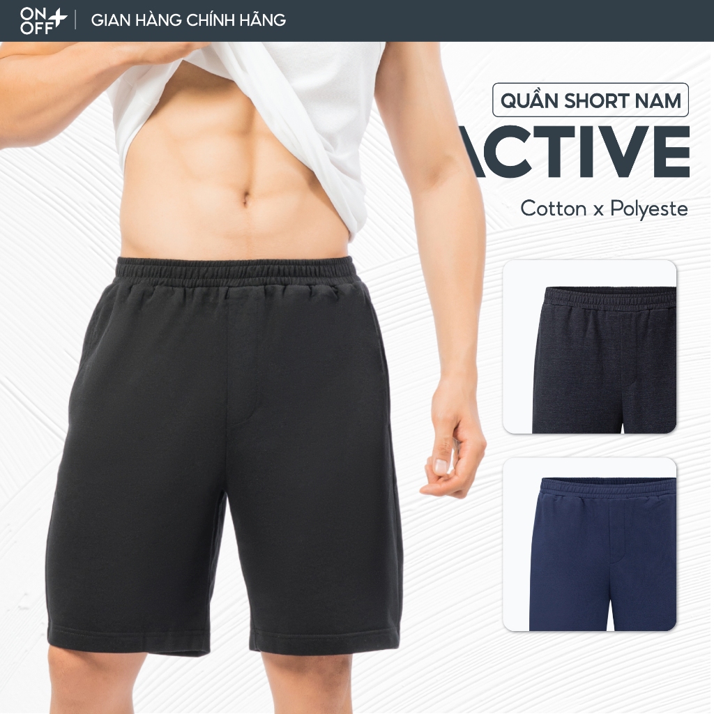 Quần short nam Active ONOFF co giãn, đàn hồi tốt - 18BS23S098