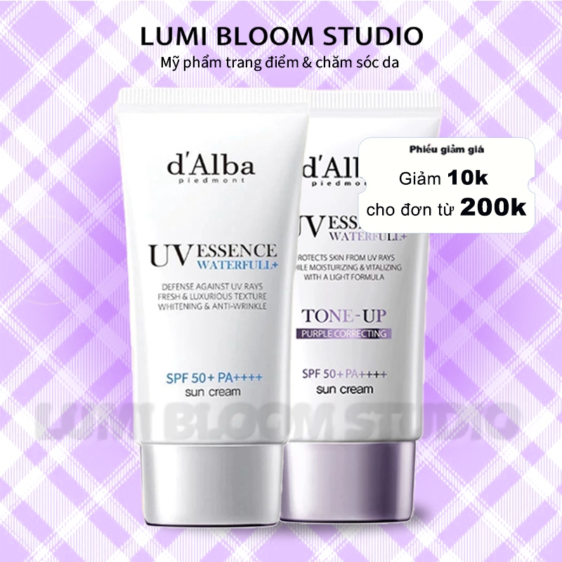 【Dalba】Kem Chống Nắng Dưỡng Da Chiết Xuất Thảo Mộc - Bảo Vệ Toàn Diện SPF50+