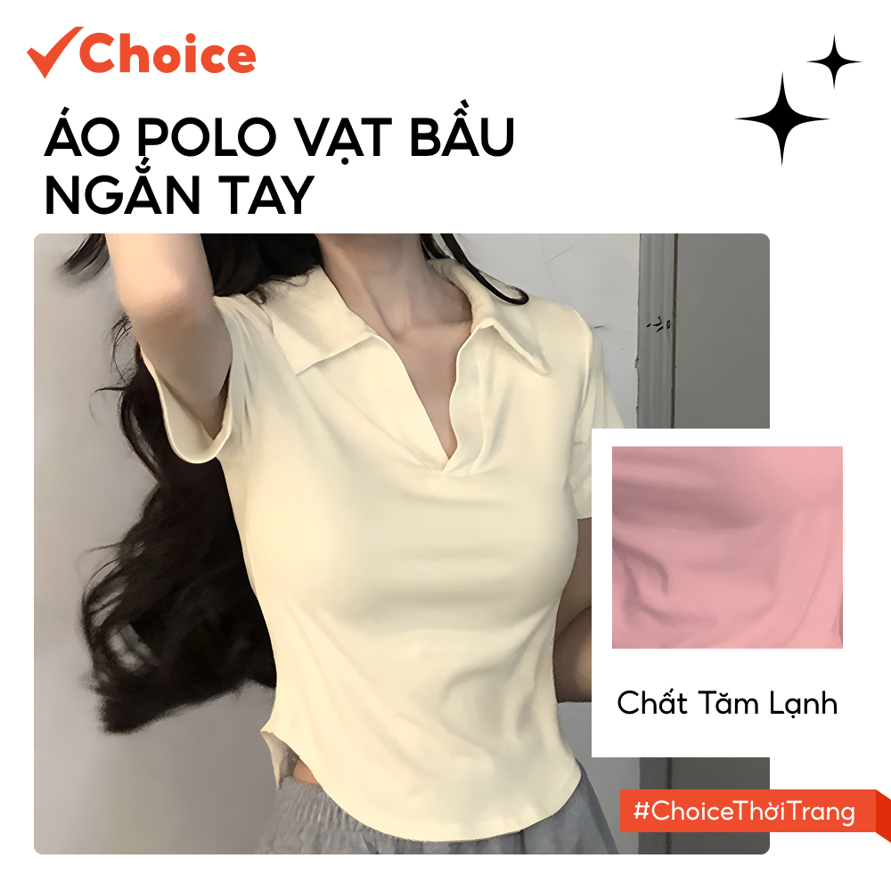 [Choice] Áo Polo Vạt Bầu Ngắn Tay NH14 Trơn Basic
