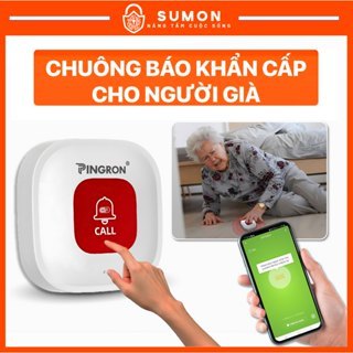  Chuông báo khẩn cấp cho người già Nút nhấn SOS Wifi không dây cho người già N01W Pingron 