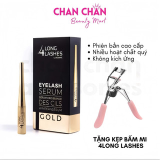   bản cao cấp  Serum tinh chất dưỡng mi Long4Lashes Gold nuôi dưỡng và phục hồi giúp mi dài dày nhanh 4ml 