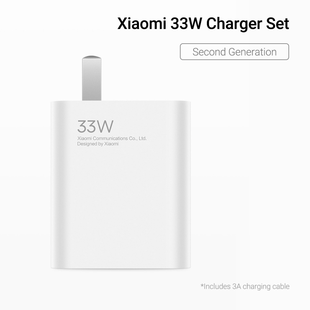 Bộ sạc 33W của Xiaomi Gen 2 có chất liệu chịu nhiệt đặc biệt bảo vệ an toàn đa cấp