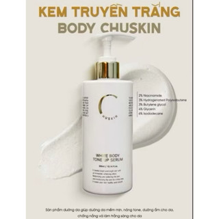    Hàng công ty đủ tem  Kem Body Dưỡng Trắng Da Chuskin - Bật Sáng Làn Da Rạng Rỡ Tự Nhiên Da Cang Mịn Tự Nhiên 300ml 2 