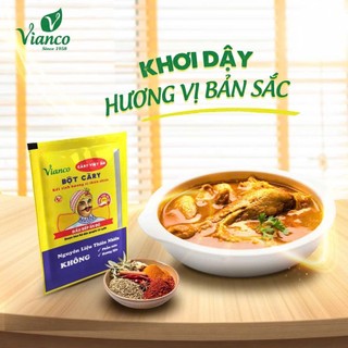 Combo 10 gói bột Cà Ri gói 10g hiệu Ông Già Ấn Độ Vianco Gia Vị Việt Ấn gia vị Vianco
