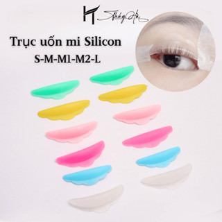  Trục Uốn Mi Silicon Loại 1 Túi 5 Cặp Đủ Size  S-M-M1-M2-L  Dụng Cụ Uốn Mi   Thúy Hà Eyelash 