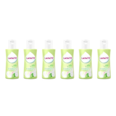 (Quà tặng không bán Lactacyd) Bộ 6 chai Dung Dịch Vệ Sinh Phụ Nữ Lactacyd Odor Fresh Ngăn Mùi Cả 60ml/chai