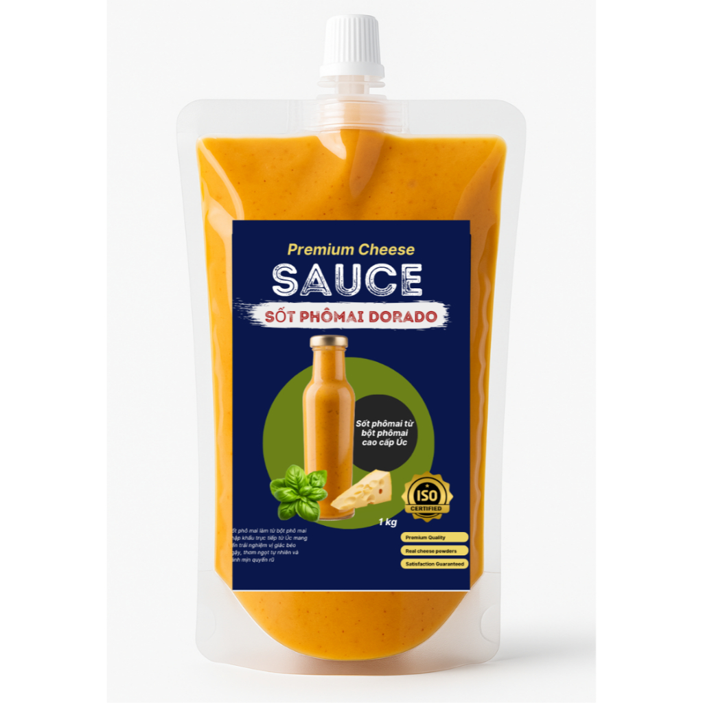 Sốt Phômai DORADO - Ngậy béo sánh mịn, đậm vị phômai