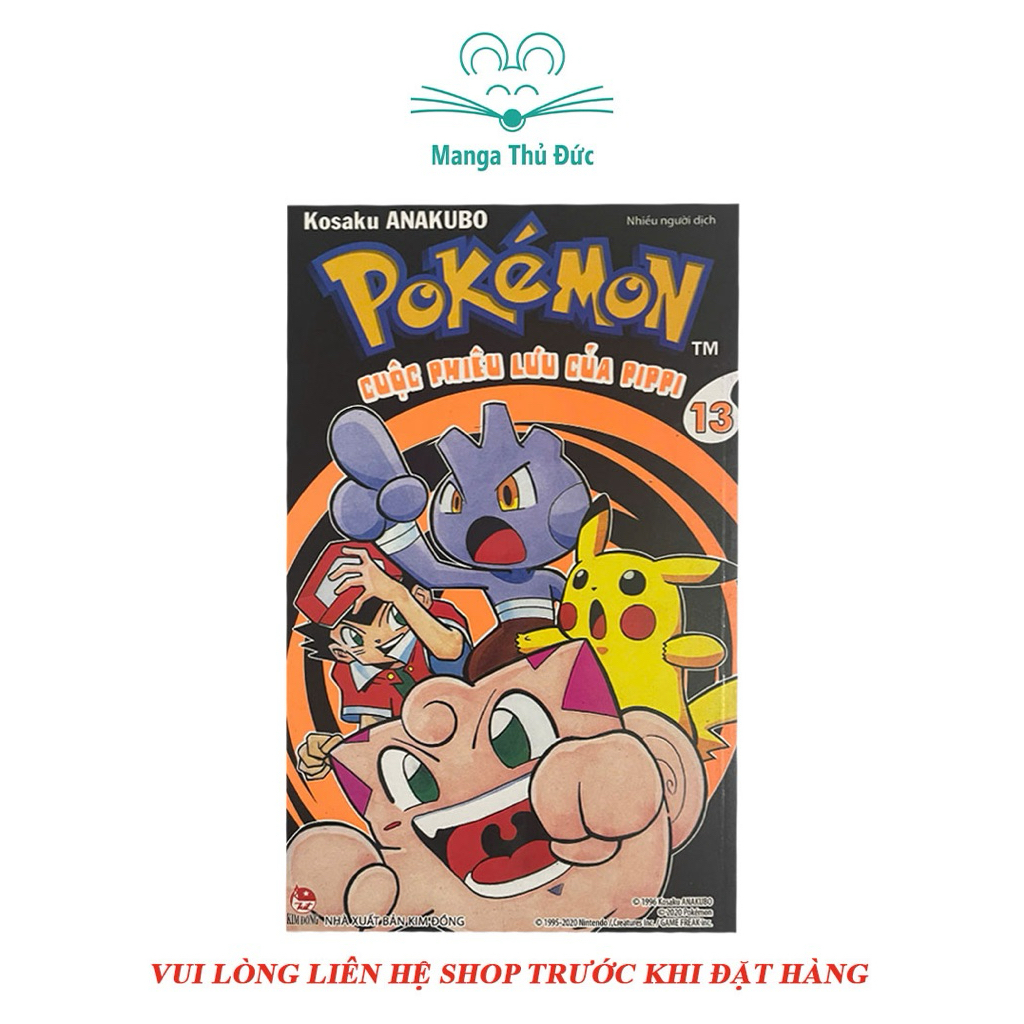 Truyện Tranh Pokemon Cuộc Phiêu Lưu Của Pippi Có Phiên Xuôi và Ngược  - NXB Kim Đồng