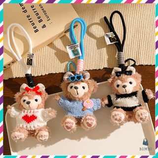  Móc Khoá Gấu Bông Lông Mịn Mặc Áo Len Charm Treo Túi Xách Gấu Teddy Kèm Nơ và Kính Mát Dễ Thương 
