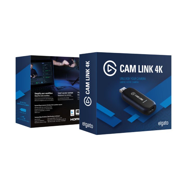 Elgato Cam Link 4K – Biến Máy Ảnh Thành Webcam Chuyên Nghiệp