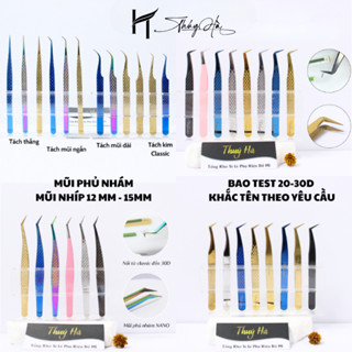  Nhíp Volume Cao Cấp Mũi Nhám Dùng Để Tạo Fan Nối Mi Volume Tách Mi Bao Test 20D - 30D   Thúy Hà 