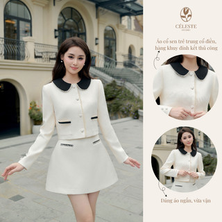 CÉLESTE - Chân Váy Dáng Ngắn Chữ A Jenni Skirt