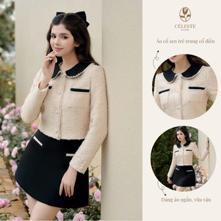 CÉLESTE - Chân Váy Dáng Ngắn Chữ A Jenni Skirt