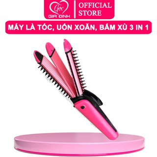 Máy là tóc, uốn xoăn, bấm xù 3 in 1 NOVA 8890