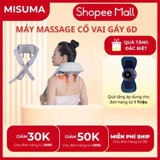 Máy Massage Cổ Vai Gáy 6D MISUMA - Gối Massage Cổ Váy Thư Giãn Văn Phòng, Người Cao Tuổi