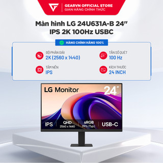  Màn hình LG 24U631A-B 24" IPS 2K 100Hz USBC 