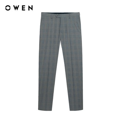 Owen - Quần tây Slim Fit QS242833 màu Xám nhạt chất liệu TR Spandex